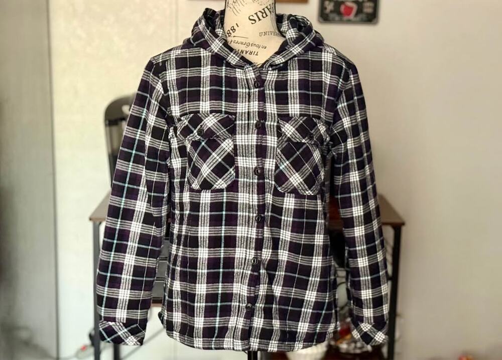Women’s Boston Traders Flannel Plaid Jacket Size Small